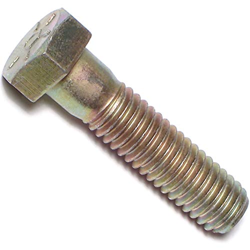 Hard-To-Find Fastener Grade 8 Hex Cap Coarse Large Bolts, Bulk Pack, Steel Hex Bolts for Construction, Home Improvement, 3/8-16 x 1-1/2, Pack of 50