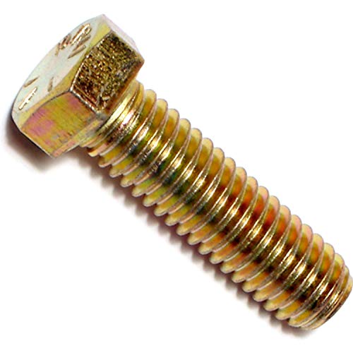 Hard-To-Find Fastener Grade 8 Hex Cap Coarse Large Bolts, Bulk Pack, Steel Hex Bolts for Construction, Home Improvement, 7/16-14 x 1-1/2, Pack of 25