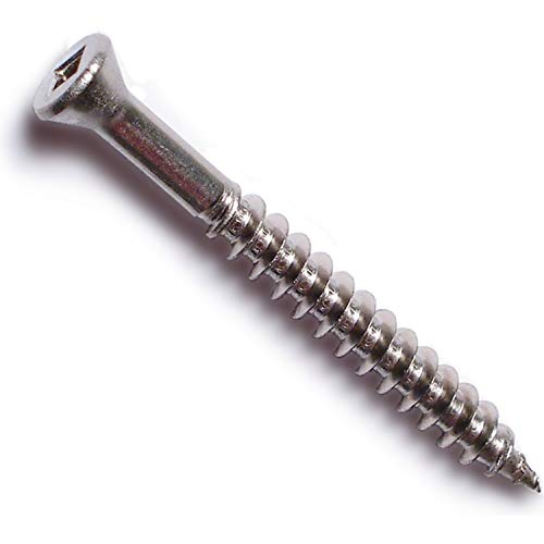 Hard-to-Find Fastener 014973208981 Square Drive Trim Head Deck Screws, 7 x 1-5/8-Inch, 219-Piece