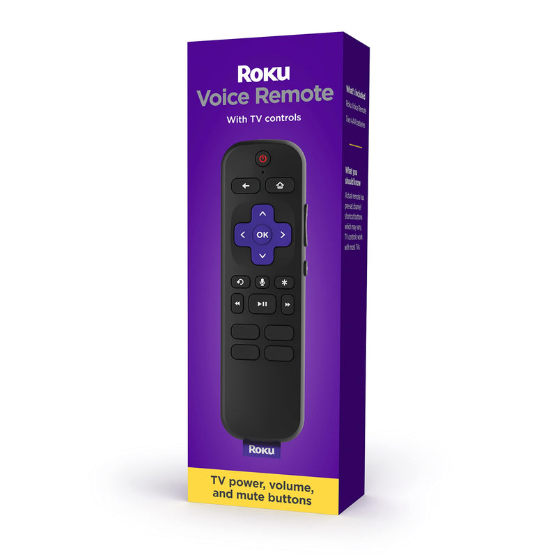 Roku Voice Remote (Official) for Roku Players, Roku TVs and Roku Audio Roku Voice Remote