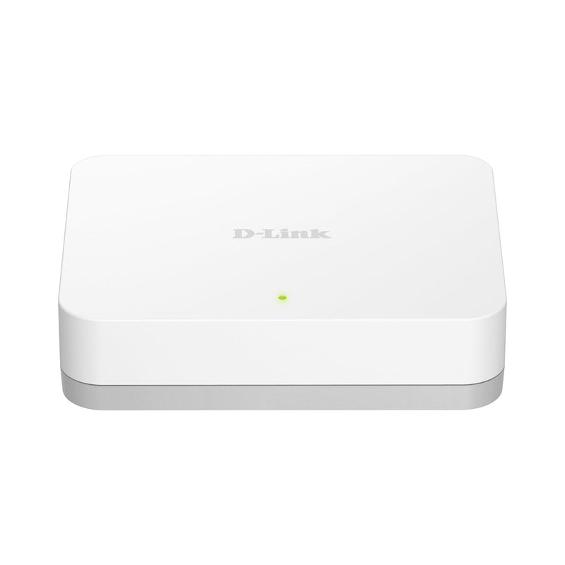 D-Link 5 Port Gigabit Ethernet Unmanaged Network Switch, Plug and Play, Ethernet Splitter, Fanless, Traffic Optimization, Unmanaged (DGS-1005A)