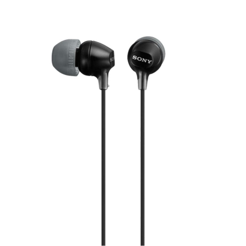 Sony MDREX15LP in-Ear Earbud Headphones, Black, Model Number: MDREX15LP/B No Mic