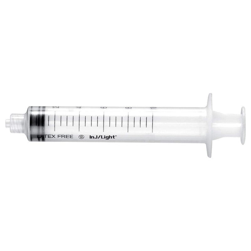 Rays - INJ/LIGHT Needle-free Luer Lock Cone Sterile Disposable Latex Free 10ml Pack of 100 10 ml - 100 stk