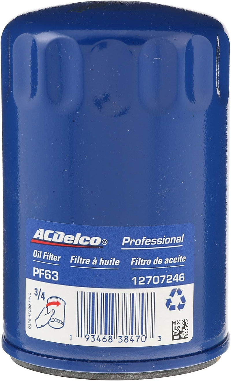 ACDelco PF63 Professional Engine Oil Filter 1 Pack