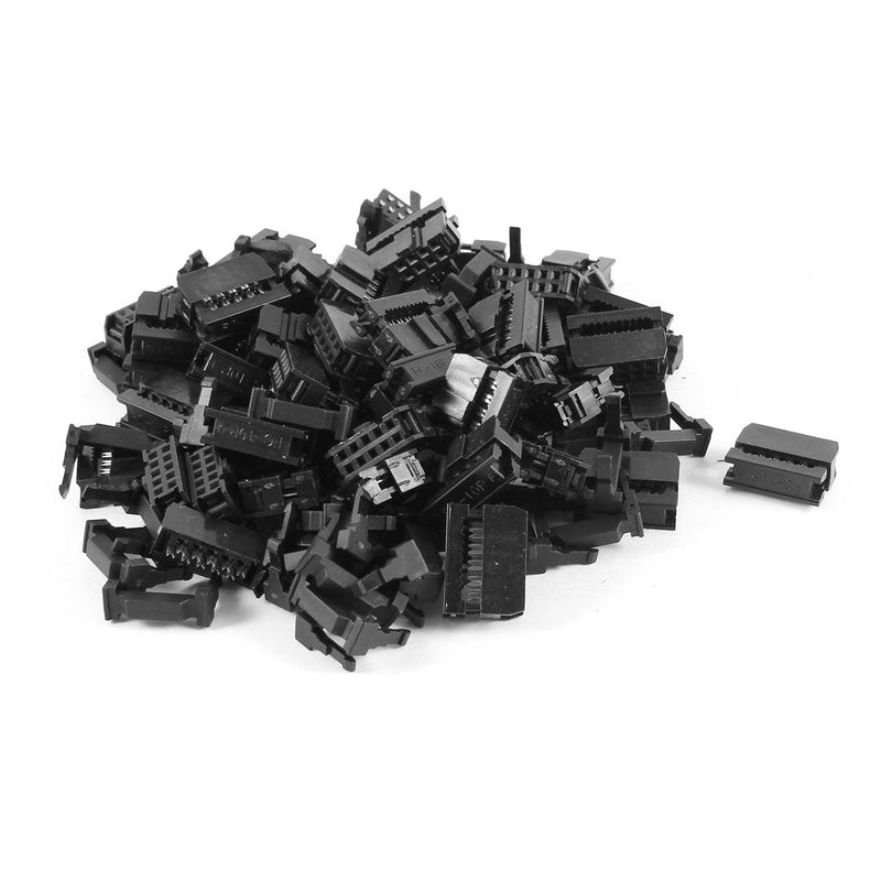 sourcingmap® 50 Pcs IDC Connector FC-10P 10Pin Female Header 2.54mm Pitch | 2.54mm Pitch