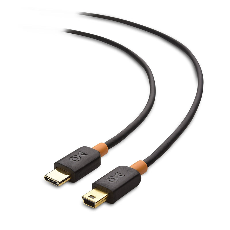 Cable Matters USB C to Mini USB Cable (Mini USB to USB-C Cable) 6.6 Feet in Black 6 Feet