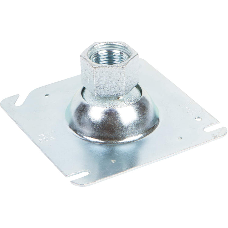 Morris Products 18093 Swivel Pendant - Malleable Square Fixture Hanger, 1-Pack 1 Pack