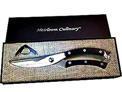 HeavyDuty Kitchen Scissors for Meat, Bones, Shears for Lobster Multifunctional Chef Approved Beige