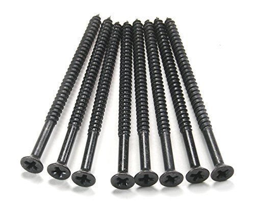 Hinge Outlet Wood Screws, Heavy-Duty Screws for Doors, Cabinets, Furniture & DIY Projects (Oil Rubbed Bronze, 9 X 3 Inch, 96 Pack) Oil Rubbed Bronze