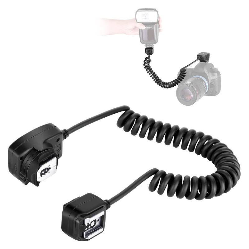 Neewer 4.2'/1.3m TTL Off Camera Flash Speedlite Cord compatible with Canon DSLR 800D/750D/700D/650D/600D/7D2/7D/6D2/6D/5D4/5D3/5D2/5DS/1D4/1D3/100D/80D/70D/60D Cameras