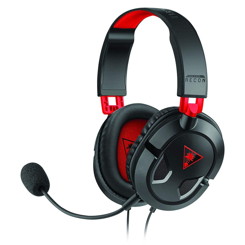Turtle Beach Ear Force Recon 50 Gaming Headset for PlayStation 4, Xbox One, & PC/Mac Black / Red