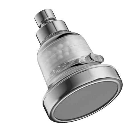 Shower Filter for Hard Water – Filtered Shower Head Water Softener – 3 Rainfall & Massage Settings – Increase Pressure While Saving Water – Shower Water Filter by Barclay’s Buys