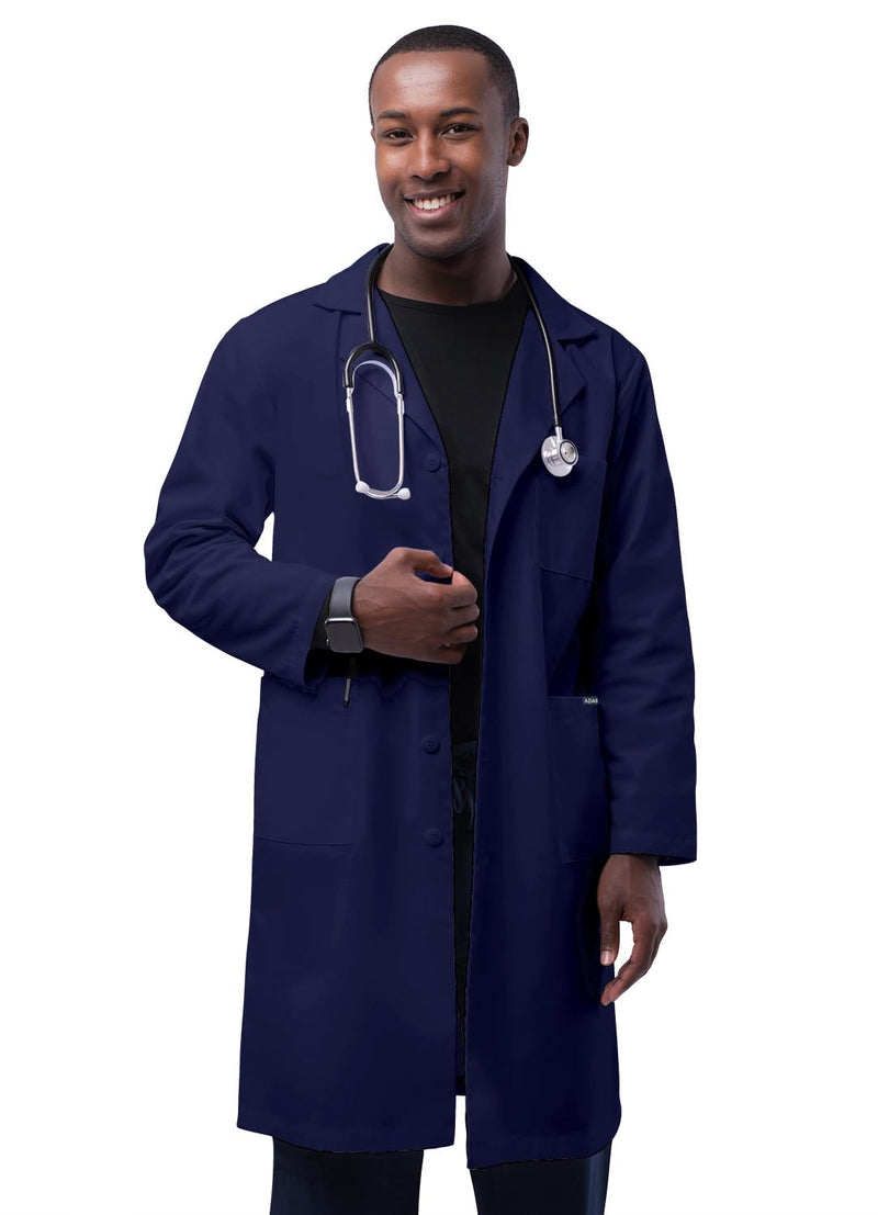 Adar Universal Unisex Lab Coats - Classic 39" Lab Coat 44 Navy