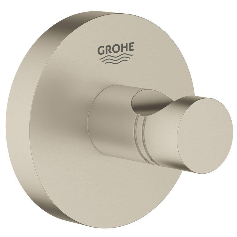 Grohe Essentials Robe Hook in Brushed Nickel InfinityFinish(TM) Brushed Nickel Infinity