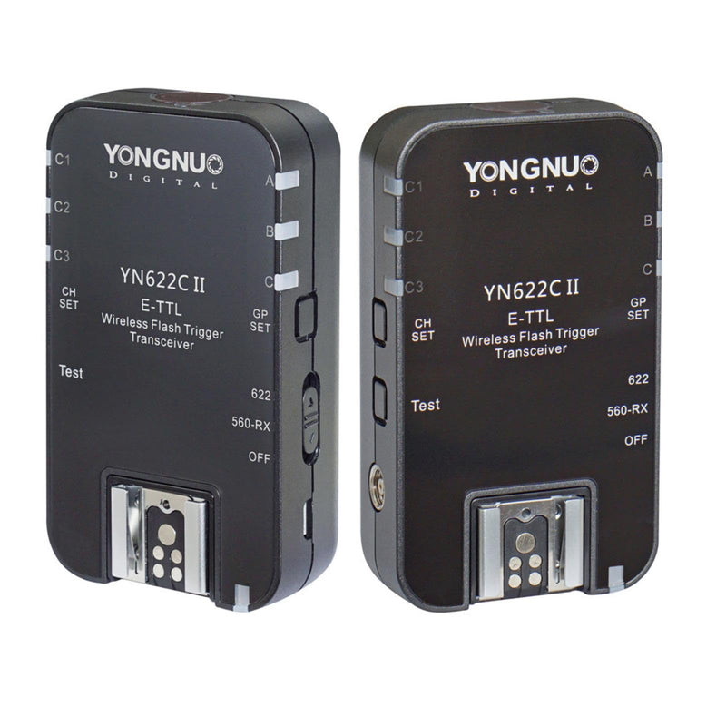 YONGNUO YN622C II Wireless ETTL Flash Trigger, with High-Speed Sync HSS 1/8000s for Canon Camera