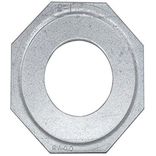 RACO 1369 Reducing Washer, 1-1/4" to 3/4" Trade Size, Steel (Pack of 100) 1-1/4" to 3/4"