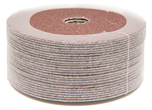 Benchmark Abrasives 5" Resin Fiber Sanding Discs, 36 Grit, 25-Count