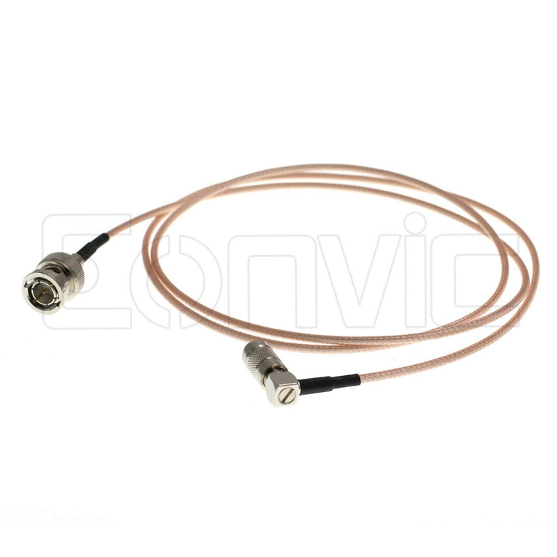 Eonvic RG179 75ohm SDI Pigtail Cable for Blackmagic BNC Male to 1.0/2.3 DIN Male