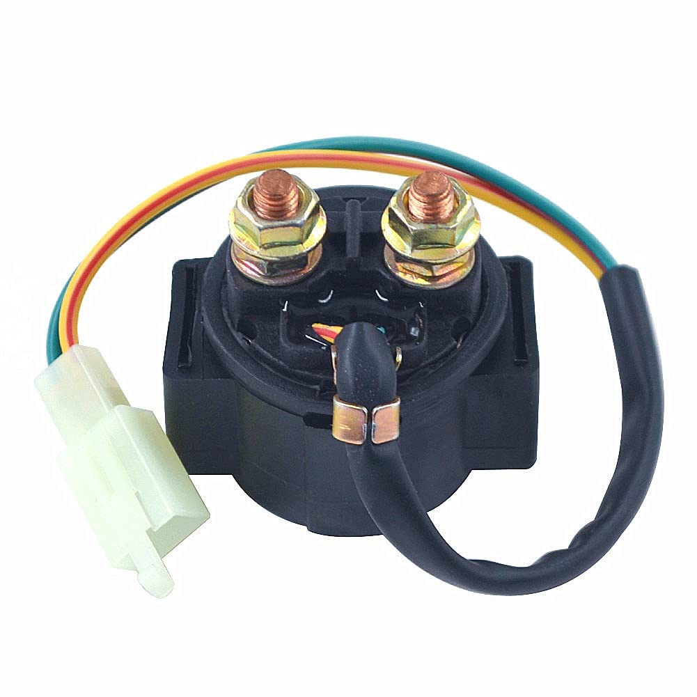 AHL Starter Solenoid Relay for 4-Stroke GY6 Engine 50cc 70cc 90cc 100cc 150cc 200cc 250cc ATV Dirt Bikes Scooters Go Kart Dne Buggys Quad 4 Wheelers Pit Bike Moped Roketa SSR Taotao Sunl Coolster