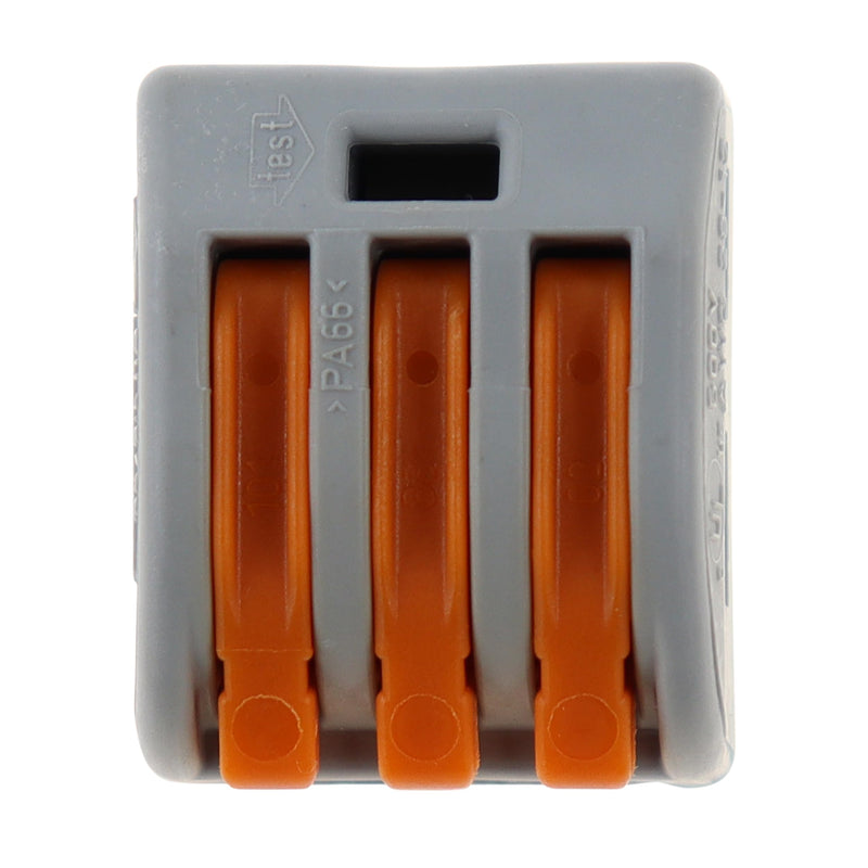 Wago 222-413 Lever-Nuts 5 Conductor Compact Connectors 100 PK