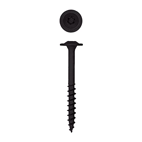 SPAX 4581820800765 5/16” x 3" T-Star Drive Washer Head Black HCR (Exterior) PowerLag Screw (50 Pieces per Box) 5/16 x 3" 50