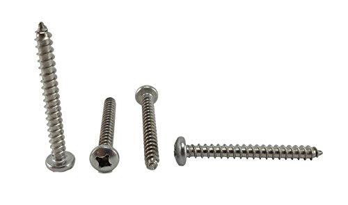 #12 X 2 Stainless 18-8 Phillips Pan Head Sheetmetal Screw (1/2" to 2-1/2" in Listing) 100 Sheet Metal Screws (#12 X 2 INCH) #12 X 2 INCH