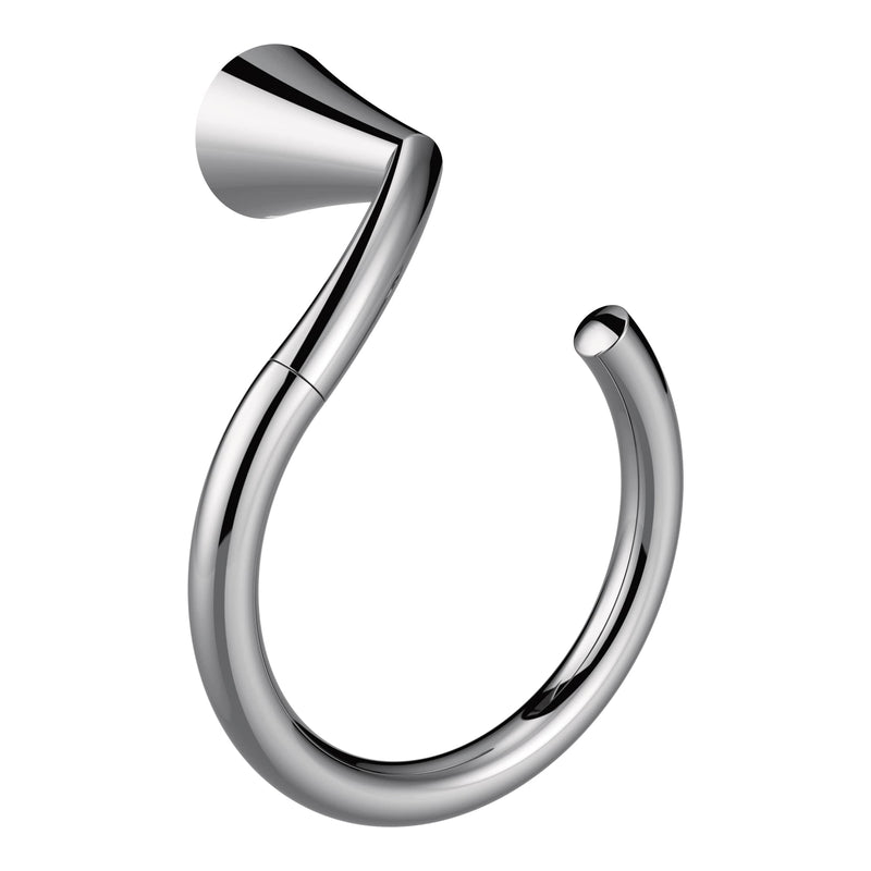 Moen YB2386CH Glyde Towel Ring, Chrome 1 Count (Pack of 1)