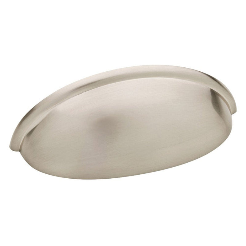 Franklin Brass 10 Pack Brushed Nickel Cabinet Handles 3 inch (76mm) Kitchen Cabinet Handles and Drawer Pulls for Cupboards and Dressers | Cup Pull Satin Nickel
