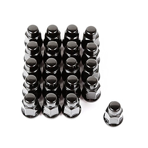 Rugged Ridge | Wheel Lug Nut, Set of 20, 1/2-20, Black | 16715.23