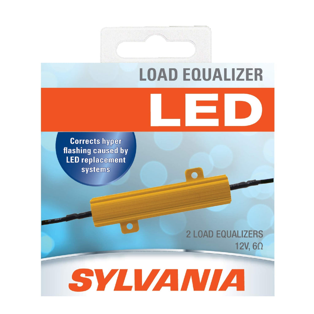 SYLVANIA - Load Equalizer 27 Watt (at 12.8V) - Turn Signal Load Equalizer for LED Light Bulbs, Corrects Hyper Flash & Bulb Out Warning (Pack of 2)