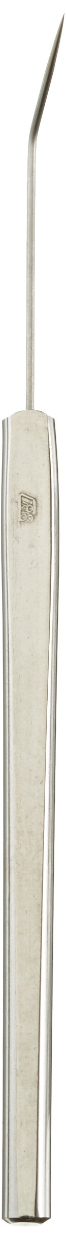 RSG Stainless Steel Dissecting Needle with Stainless Steel Handle, Curved, 50 mm Needle, 150 mm Length
