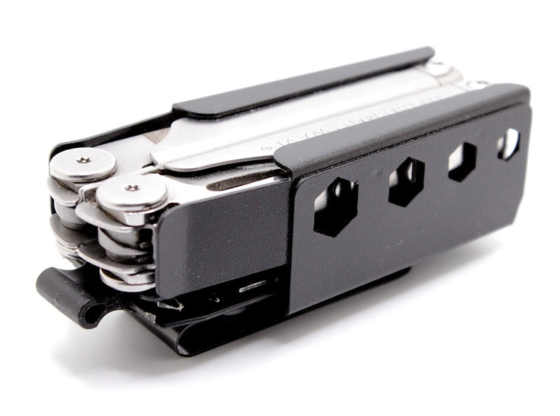 Wave Plus/New Wave Sheath Compatible with leatherman - DESIGNED BY RAE GEAR (1.5" BELT CLIP WITH BIT KIT POCKET) 1.5" BELT CLIP WITH BIT KIT POCKET