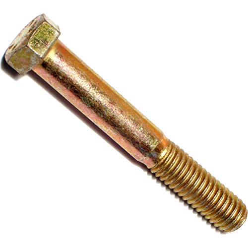 Hard-to-Find Fastener Grade 8 Hex Cap Coarse Large Bolts, Bulk Pack, Steel Hex Bolts for Construction, Home Improvement, 7/16-14 x 3, Pack of 25