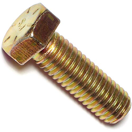 Hard-to-Find Fastener Grade 8 Hex Cap Coarse Large Bolts, Bulk Pack, Steel Hex Bolts for Construction, Home Improvement, 1/2-13 x 1-1/2, Pack of 25