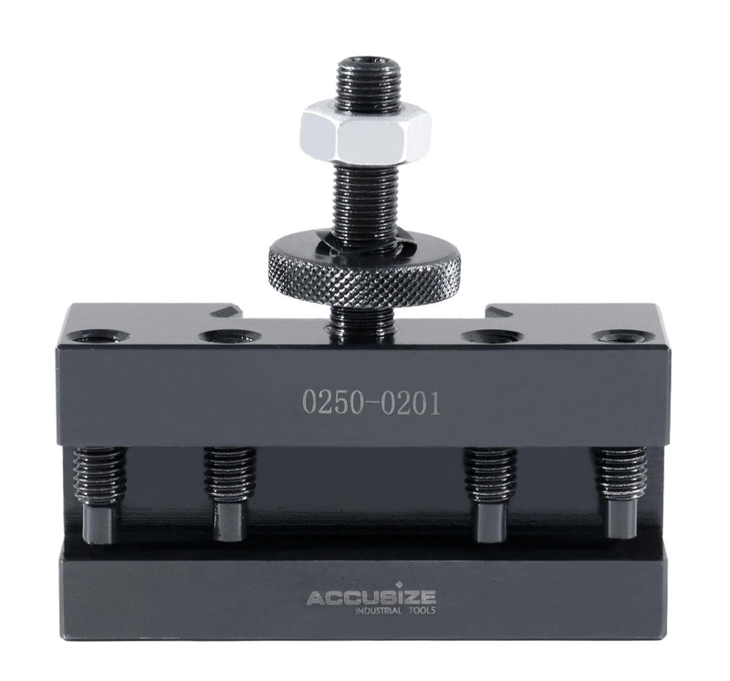 Accusize Industrial Tools Bxa Turning and Facing Holder, Working with 5/8 inch Turning Tools, Quick Change Tool Holder, Style 1, 0250-0201 BXA, 5/8"