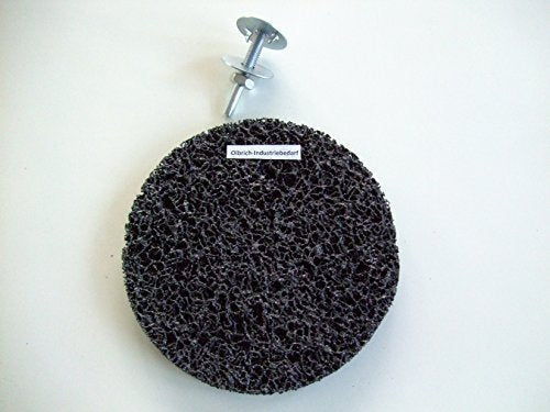 Olbrich for Industrial Cleaning Disc 150 mm Including Mandrel, black