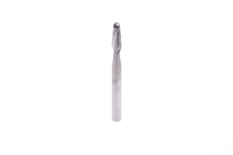 Whiteside RU2075RN Spiral Upcut Ball Nose Router Bit: 1/8 Inch Radius, 1/4 Inch Cutting Diameter, 1/4 Inch Shank, 3/4 Inch Cutting Length