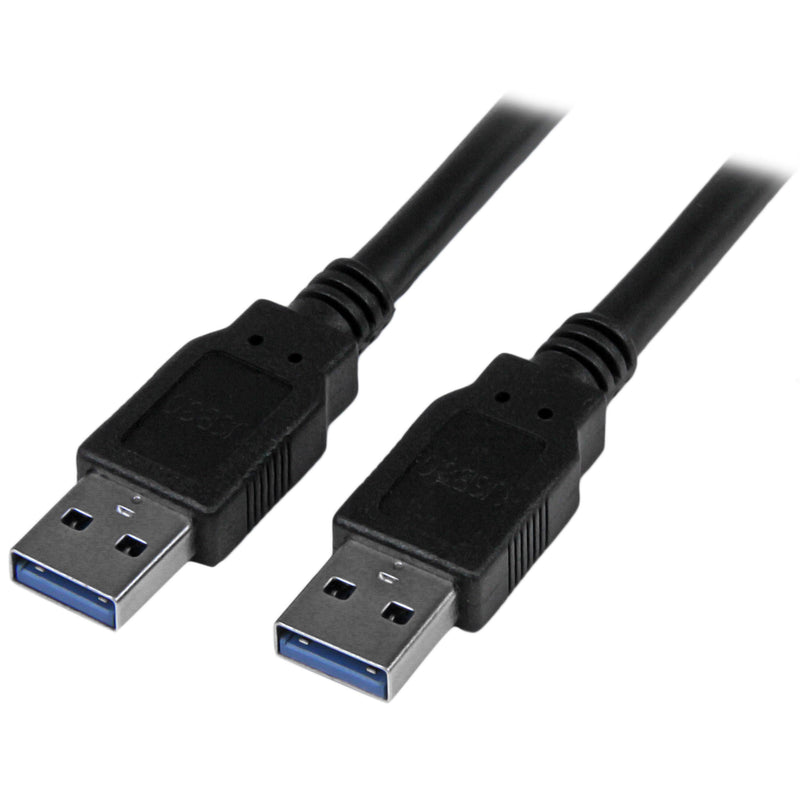 StarTech.com 3m 10 ft USB 3.0 Cable - A to A - M/M - Long USB 3.0 Cable - USB 3.1 Gen 1 (5 Gbps) (USB3SAA3MBK) 10 ft / 3m Black