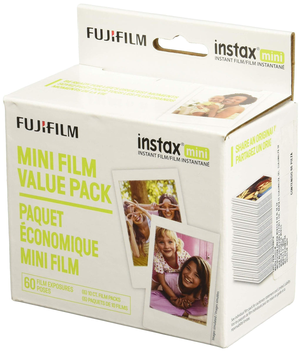 Fujifilm Instax Mini Instant Film Value Pack - 60 Photos 60 Film Pack Standard Film Packs