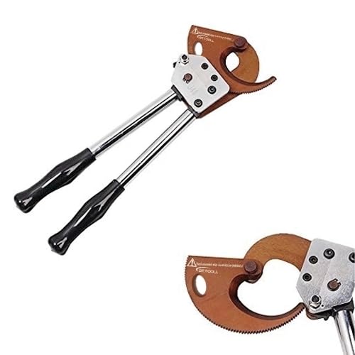 BETOOLL Heavy Duty Aluminum Copper Ratchet Cable Cutters up to 300mm² Wire Cutters 600mcm