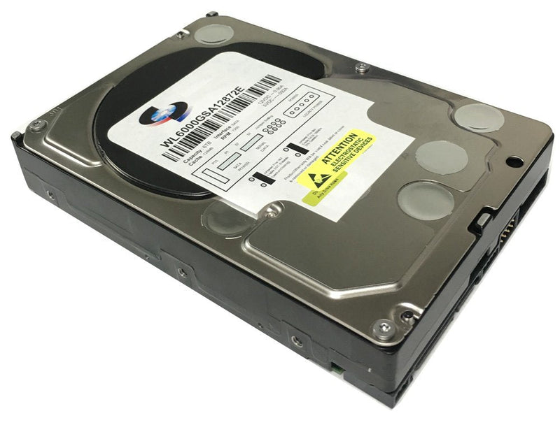 WL 6TB 5700RPM 128MB Cache SATA III (6.0Gb/s) 3.5" Enterprise Datacenter Hard Drive (Server, RAID, NAS, CCTV DVR) - 1 Year Warranty