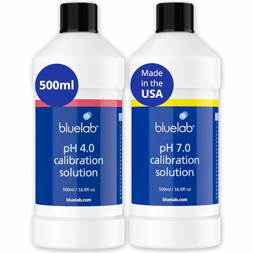 Bluelab pH 4.0 + 7.0 Calibration Solution Kit (500 ml Each)