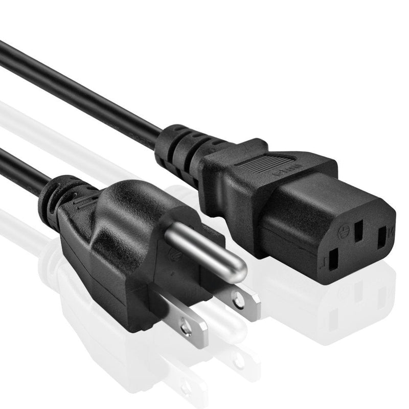 Omnihil 8 Feet AC Power Cord Compatible with EUG 1080p Wireless Video Projector 3000 Lumens 1024x768 Hd Home Theater Multimedia Digital LCD Projector
