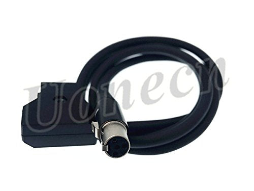 D-Tap to Mini XLR 4 pin Female Power Cable for TV Logic Monitor VFM-056W/058W