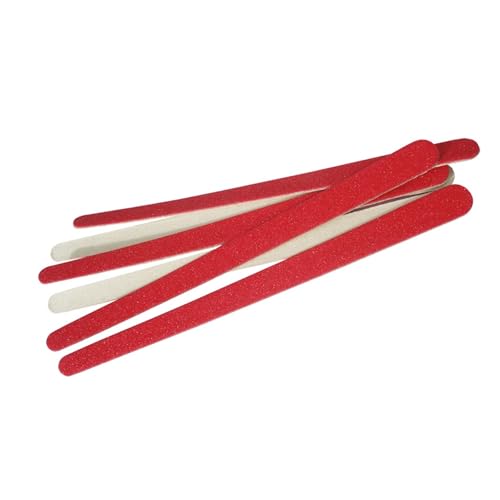 Remos Sand-Leaf Files Fingernails Double-Sided 10 Pieces/Pack Red Rot