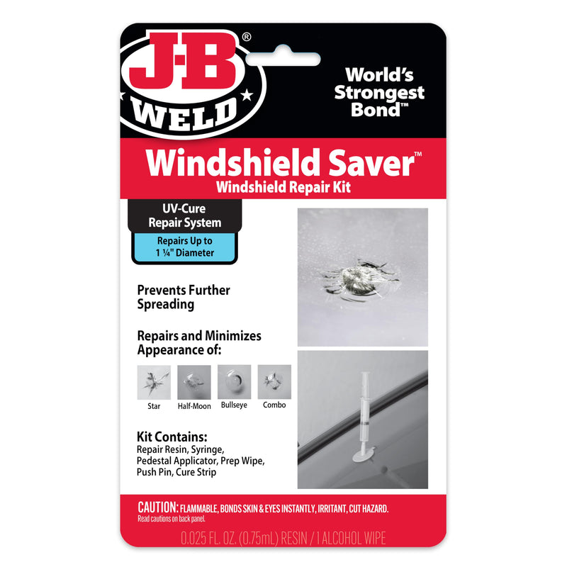 J-B Weld 2100 Windshield Saver Repair Kit, 2 fl. oz