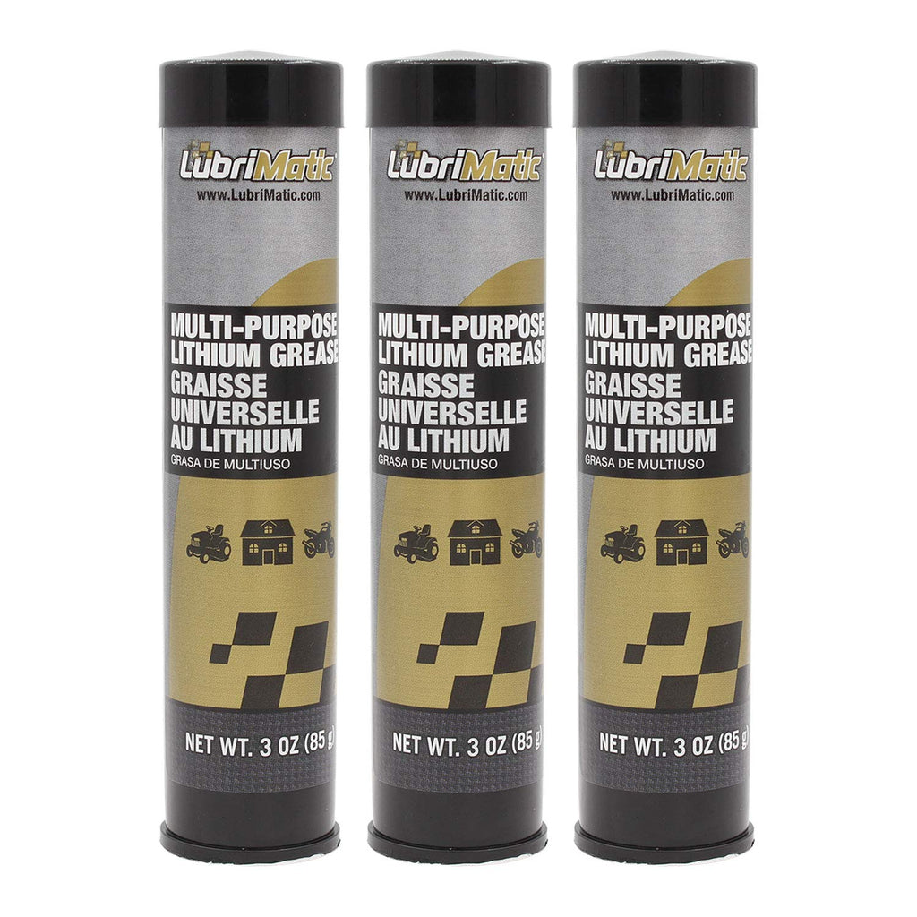 LubriMatic 11312 Multi-Purpose Grease - 3 Pack of 3 oz. Cartidges