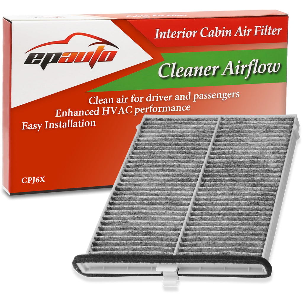 EPAuto CPJ6X (KD45-61-J6X) Replacement for Mazda Premium Cabin Air Filter includes Activated Carbon 1 Count (Pack of 1)