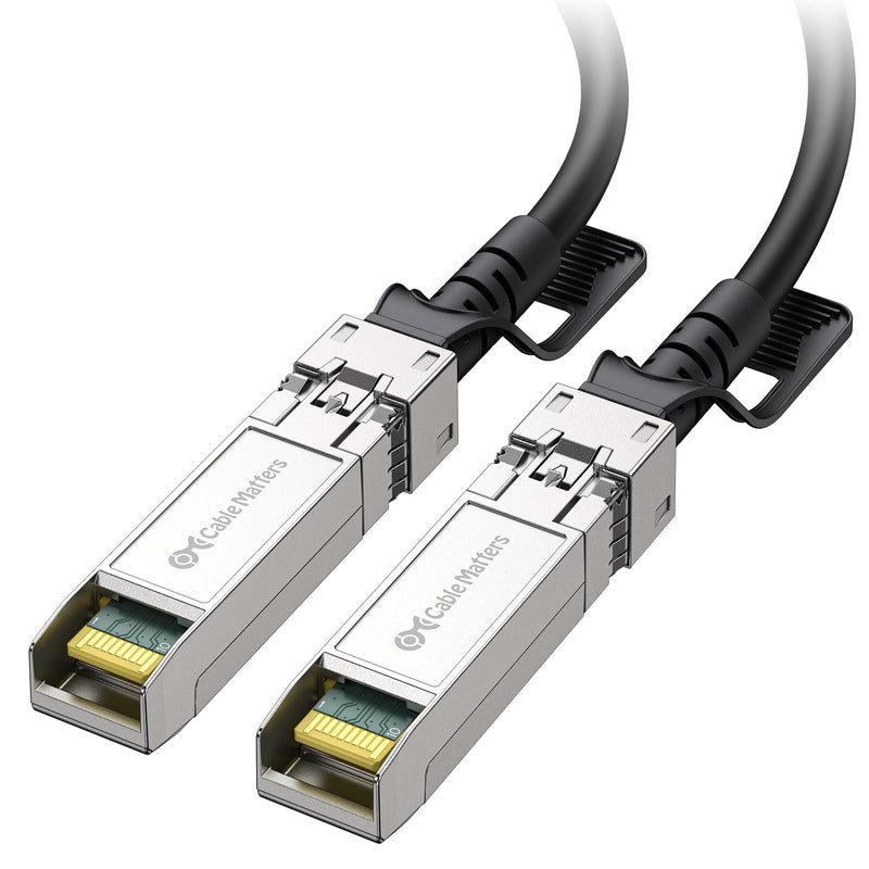 Cable Matters 10Gbps DAC Twinax SFP Cable - 7m / 23ft, 10GBASE-CU Passive Direct Attach Copper Twinax SFP+ Cable, Compatible with Cisco, Ubiquiti, Huawei, Netgear, & Supermicro Devices