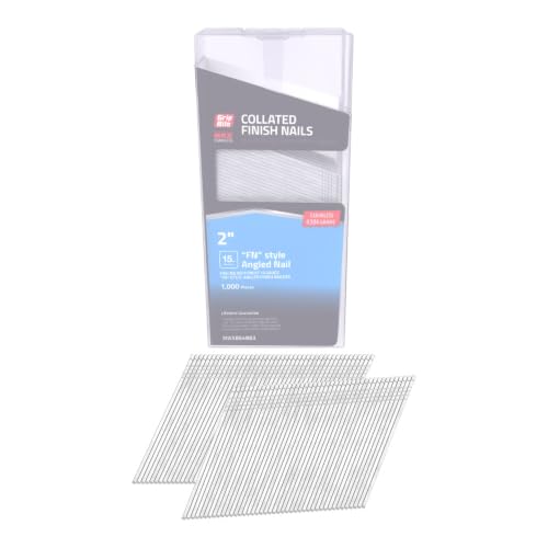 Grip-Rite PrimeGuard Max MAXB64883, FN Finish Nail 15GA, 2", 304 Stainless Steel, 1000 Nails, Clamshell Packaged